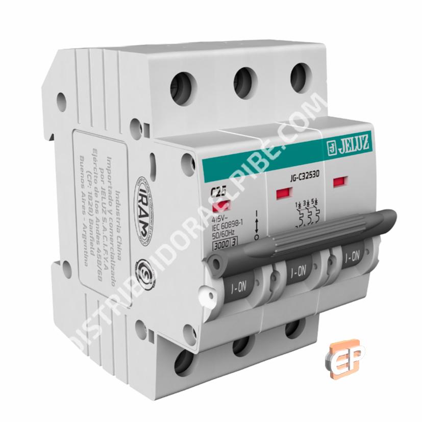 Interruptor Termomagnetico Tripolar 25A 